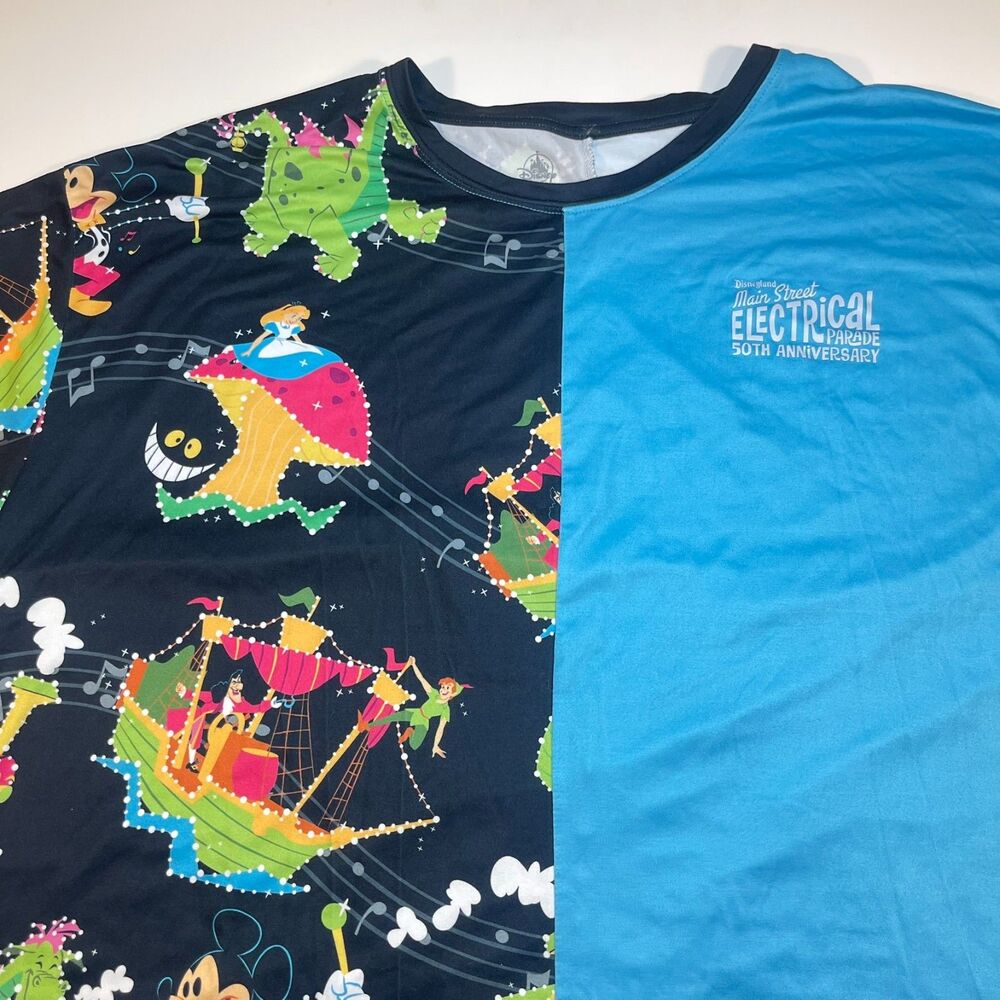 Disney Main Street Electrical Parade 50th Anniversary Shirt Womens 2X